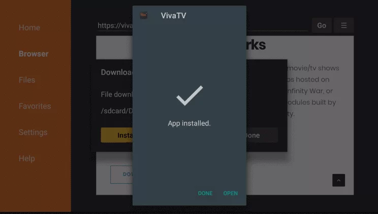Install Viva TV on Firestick
